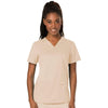 Cherokee Scrubs Top 2XL Cherokee Workwear Revolution WW620 Scrubs Top Womens V-Neck Khaki