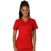 Cherokee Scrubs Top 2XL Cherokee Workwear Revolution WW620 Scrubs Top Womens V-Neck Red
