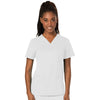 Cherokee Scrubs Top 2XL Cherokee Workwear Revolution WW620 Scrubs Top Womens V-Neck White