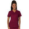 Cherokee Scrubs Top Cherokee Workwear Revolution WW620 Scrubs Top Womens V-Neck Wine