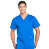 Cherokee Scrubs Top 2XL Cherokee Workwear Revolution WW670 Scrubs Top Mens V-Neck Royal