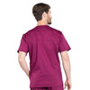 Cherokee Scrubs Top Cherokee Workwear Revolution WW670 Scrubs Top Mens V-Neck Wine