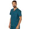 Cherokee Scrubs Top Cherokee Workwear Revolution WW690 Scrubs Top Mens V-Neck Caribbean Blue