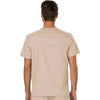 Cherokee Scrubs Top Cherokee Workwear Revolution WW690 Scrubs Top Mens V-Neck Khaki