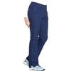 Cherokee Scrubs Pants Cherokee Workwear WW210 Scrubs Pants Womens Mid Rise Straight Leg Pull-on Cargo Navy