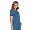 Cherokee Scrubs Top Cherokee Workwear WW645 Scrubs Top Womens V-Neck Caribbean Blue