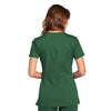 Cherokee Scrubs Top Cherokee Workwear WW645 Scrubs Top Womens V-Neck Hunter Green