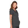 Cherokee Scrubs Top Cherokee Workwear WW645 Scrubs Top Womens V-Neck Pewter