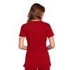 Cherokee Scrubs Top Cherokee Workwear WW645 Scrubs Top Womens V-Neck Red