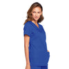 Cherokee Scrubs Top Cherokee Workwear WW645 Scrubs Top Womens V-Neck Royal