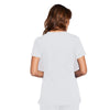 Cherokee Scrubs Top Cherokee Workwear WW645 Scrubs Top Womens V-Neck White