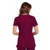 Cherokee Scrubs Top Cherokee Workwear WW645 Scrubs Top Womens V-Neck Wine