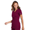 Cherokee Scrubs Top Cherokee Workwear WW645 Scrubs Top Womens V-Neck Wine