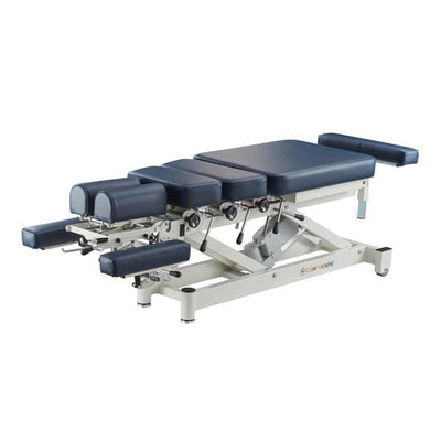 Pacific Medical Australia Massage Tables With 4 Drop Sections / Navy Chiropractic Table