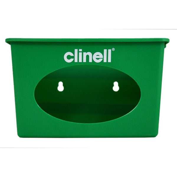 Clinell Wipers Dispenser Wall Mounted Dispenser For Universal Wipes Pack 200 - Green Tub Clinell Wall Mounted Dispensers for Universal and Detergent Wipes