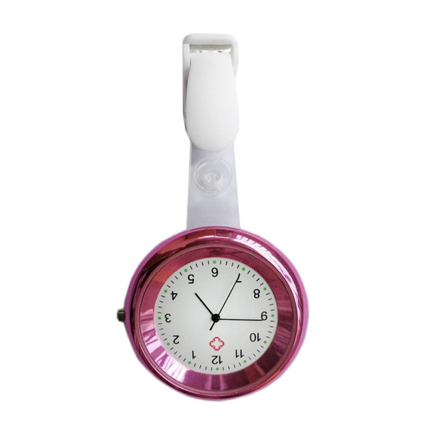 Medshop Fob Watches Pink Clip Nursing FOB Watch