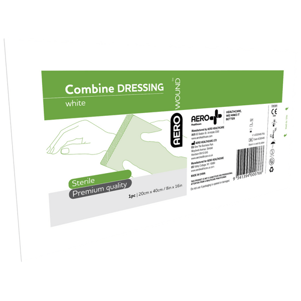 Aero Healthcare Combine Dressings 20cm x 40cm Combine Dressings Sterile Aerowound