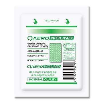 Aero Healthcare Combine Dressings 10cm x 10cm Combine Dressings Sterile Aerowound