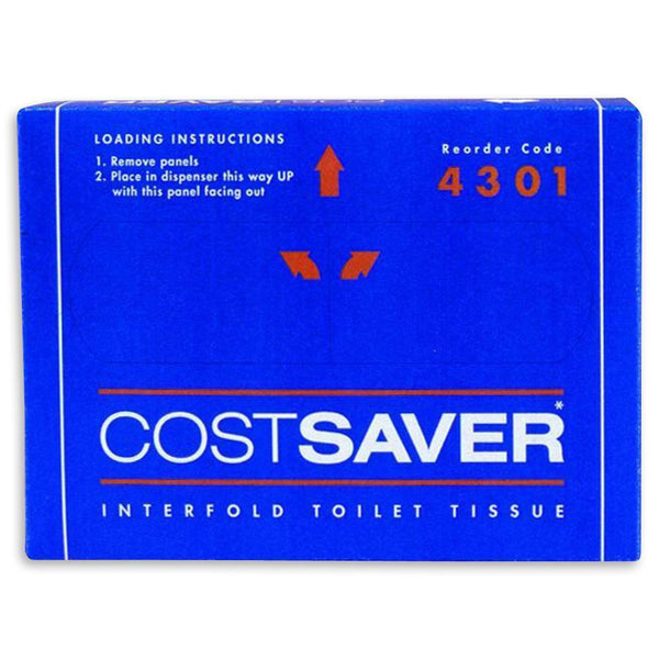 Kimberly-Clark Professional 1ply 200 sheets Costsaver Toilet Paper Tissue Interfold