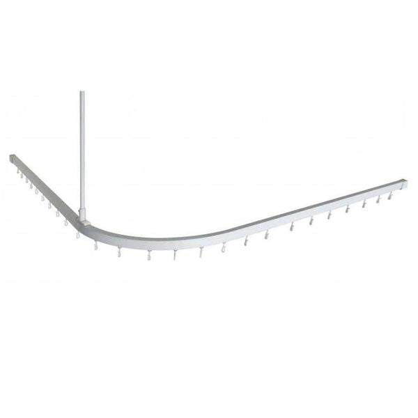 Handrail Industries Curtain Mounting Parts Curtain Track J Shape  2500x1300mm Inc 3 x C/Supports