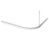 Handrail Industries Curtain Mounting Parts Curtain Track L Shape  2340mm x 2340mm Inc 3 x C/Supports