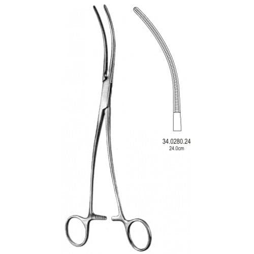 Professional Hospital Furnishings 24cm DeBakey Aortic Aneurysm Clamp