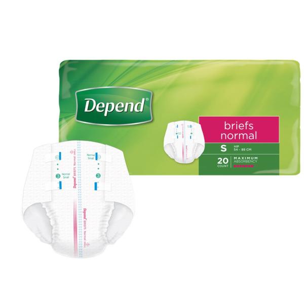 Depend Small Depend Brief Normal
