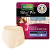 Depend Incontinence Products LARGE 97-127cm / 610ml Depend Real Fit Regular Underwear for Women Nude