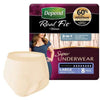Depend Incontinence Products LARGE 97-127cm / 1320ml Depend Real Fit Regular Underwear for Women Nude