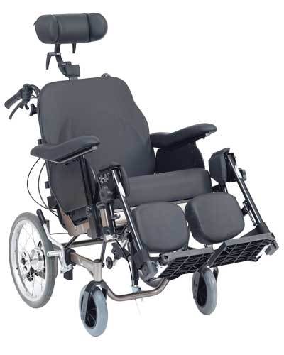 DeVilbiss Healthcare Wheelchairs Mid-sized wheels / 18" DeVilbiss Idsoft Wheelchairs - Tilt In Space
