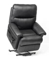 DeVilbiss Healthcare chair Dark Brown / Borg Space Saver SINGLE MOTOR / With DeVilbiss Lift Chairs