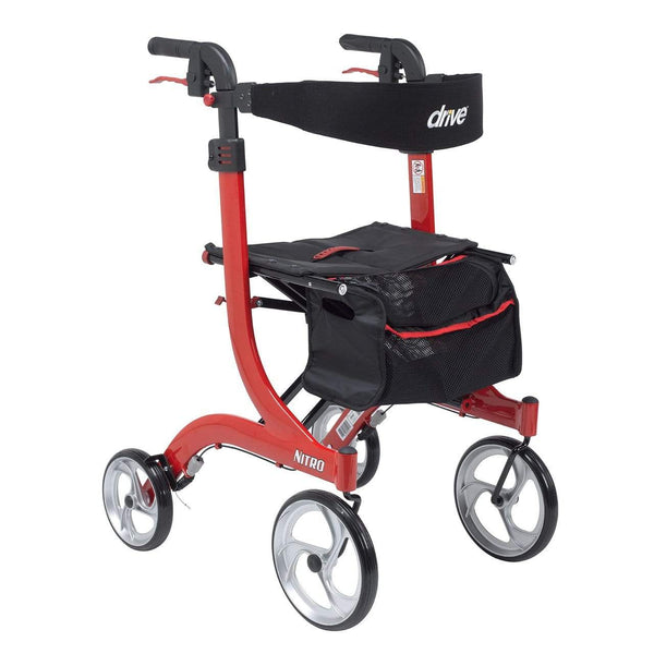 DeVilbiss Healthcare Red / Petite DeVilbiss Nitro Rollator