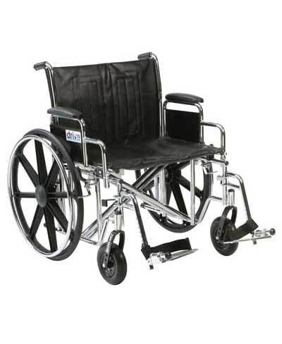 DeVilbiss Healthcare Wheelchairs 200kg / 22" DeVilbiss Sentra Bariatric Self Propelled Wheelchair