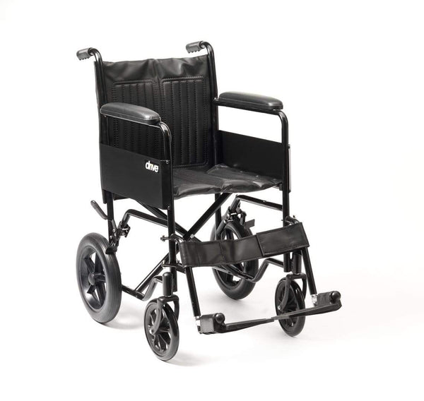 DeVilbiss Healthcare Wheelchairs Solid Tyres / 18" DeVilbiss Steel Wheelchair Transit