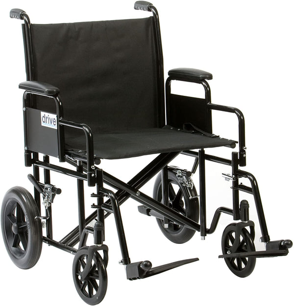 DeVilbiss Healthcare Wheelchairs Bariatric 200kg / 22" DeVilbiss Steel Wheelchair Transit