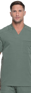 Dickies Scrubs Top 3XL Dickies Dynamix DK610 Scrubs Top Men Olive