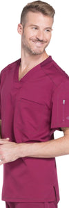 Dickies Scrubs Top Dickies Dynamix DK610 Scrubs Top Men Wine