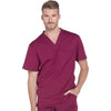 Dickies Scrubs Top 2XL Dickies Dynamix DK610 Scrubs Top Men Wine