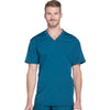 Dickies Scrubs Top 2XL Dickies Dynamix DK640 Scrubs Top Men Blue