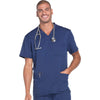 Dickies Scrubs Top 2XL Dickies Dynamix DK640 Scrubs Top Men Navy