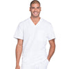 Dickies Scrubs Top 2XL Dickies Dynamix DK640 Scrubs Top Men White