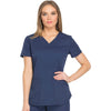 Dickies Scrubs Top 2XL Dickies Dynamix DK730 Scrubs Top Women Navy