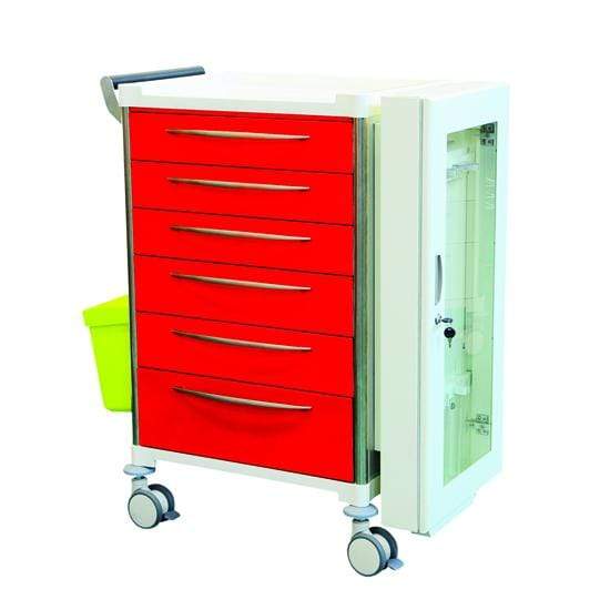 Pacific Medical Australia Emergency Cart Trolleys Difficult Airway Trolley