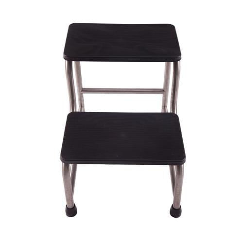 Pacific Medical Australia Foot Stools Double Metal Step With Rubber Non Slip Surface