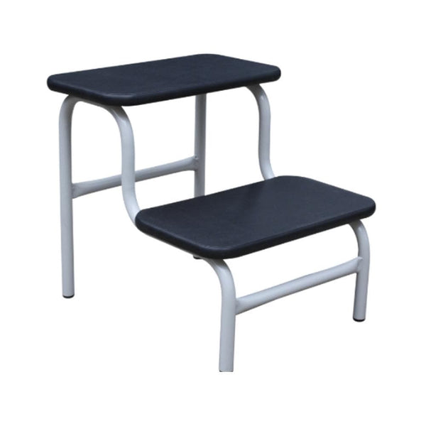 Dalcross Foot Stools Double Step Up Stool Black Tread - Powdercoated 1063