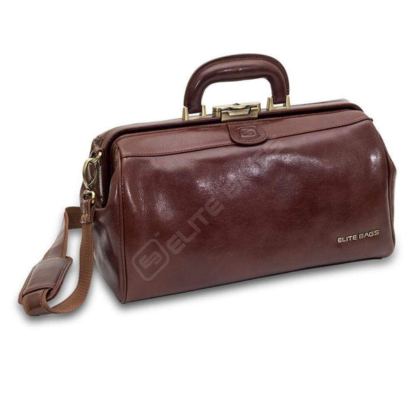 Elite Bags Doctors Bags brown Elite Bags CLASSYS Compact Leather Briefcase Doctors Bag