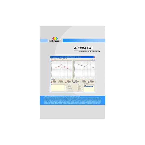 Auditdata Audiometer Accessories Entomed Audiometer Software