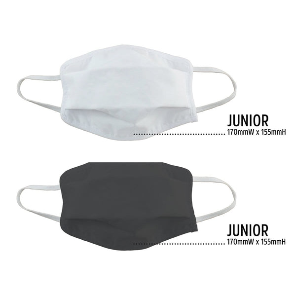 Medshop Reusable Masks black Face Masks Reusable Washable Fabric Junior