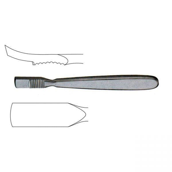 Professional Hospital Furnishings 15cm / Curved Farabeuf Raspatory Sharp