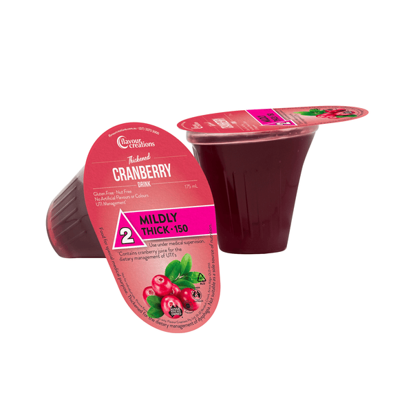 Flavour Creations Nutrition Mildly Thick 150 / 175ml / Dysphagia Cup Flavour Creations Cranberry Juice